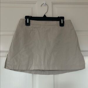 No Boundaries Beige Mini Skirt with attached shorts - Size 3 Junior